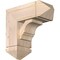 Ekena Millwork Balboa Arts and Crafts Smooth Bracket w/ Offset Brace, Douglas Fir, 7 1/2"W x 18"D x 18"H BKT0806X18X18BOA03SDF - alternate 1